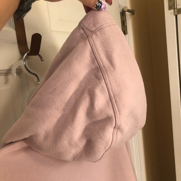 Calvin Klein Performance Pink Cropped Sweatshirt Size Medium - Picture 3 of 9